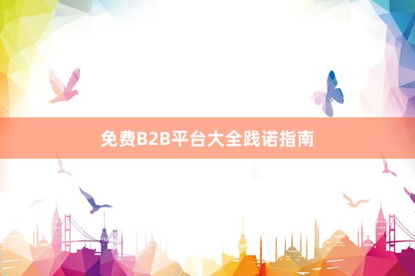 免费B2B平台大全践诺指南